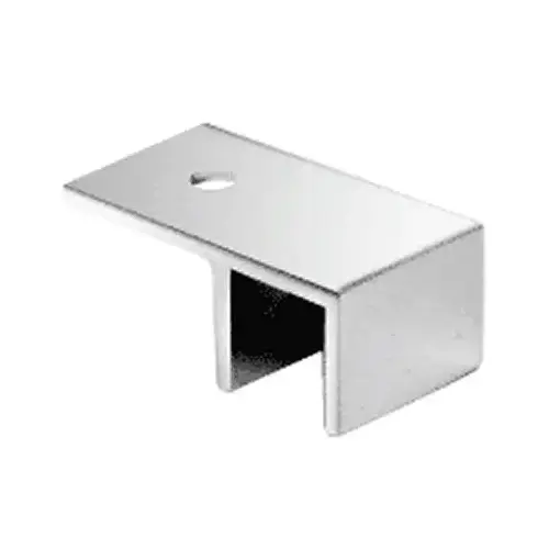 Slip-Over Ceiling Mount Glass Clip Polished Chrome Slip-Over Ceiling Mount Glass Clip Polished Chrome