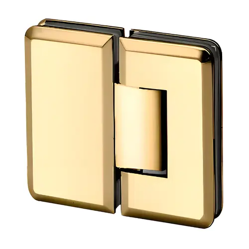 Majestic Series Glass To Glass Mount Hinge 180 Degree 24K Gold Majestic Series Glass To Glass Mount Hinge 180 Degree 24K Gold