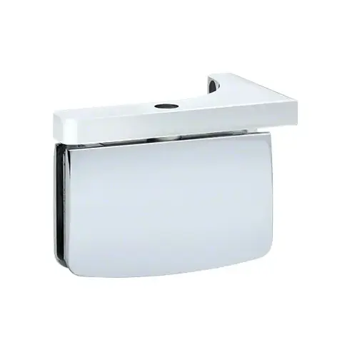 Adjustable Calypso Series Glass To Wall Mount Shower Door Pivot Hinge With Reversible "L" Bracket Polished Chrome