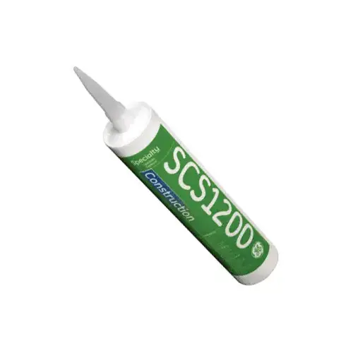 10.1 Fl. Oz General Electric 1200 Silicone Construction Sealant Clear 10.1 Fl. Oz General Electric 1200 Silicone Construction Sealant Clear