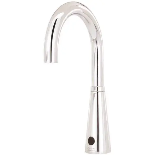 Selectronic DC Powered Single Hole Touchless Bathroom Faucet with 6 in. Gooseneck Spout 0.5 GPM in Polished Chrome Selectronic DC Powered Single Hole Touchless Bathroom Faucet with 6 in. Gooseneck Spout 0.5 GPM in Polished Chrome