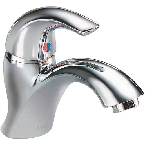 Commercial Single Hole Single-Handle Bathroom Faucet in Chrome Commercial Single Hole Single-Handle Bathroom Faucet in Chrome