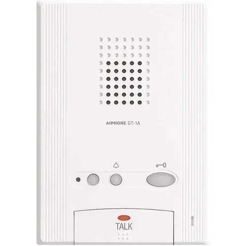 GT Series Surface Mount 1-Channel Tenant Station Intercom with Door Release, White