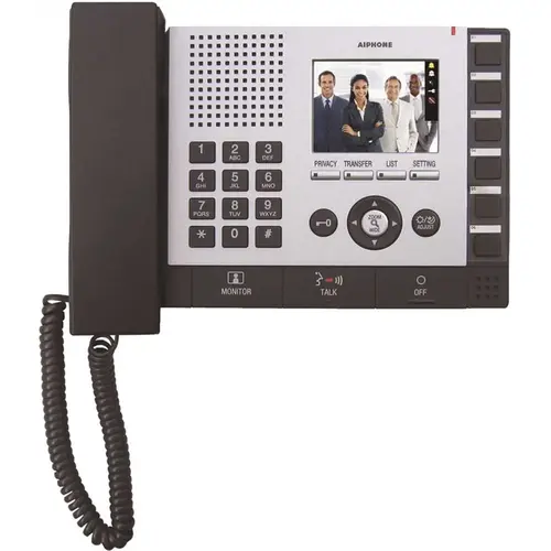 IS Series Wall or Desk Mount 1-Channel IP Color Video Master Station Intercom with PoE Compliant, Black - Gray Multi-Colored IS Series Wall or Desk Mount 1-Channel IP Color Video Master Station Intercom with PoE Compliant, Black - Gray Multi-Colored