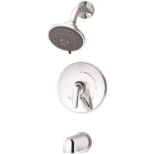 Elm 1-Handle Wall-Mounted Tub/Shower Trim Kit in Polished Chrome with Diverter Lever (Valve not Included) Elm 1-Handle Wall-Mounted Tub/Shower Trim Kit in Polished Chrome with Diverter Lever (Valve not Included)