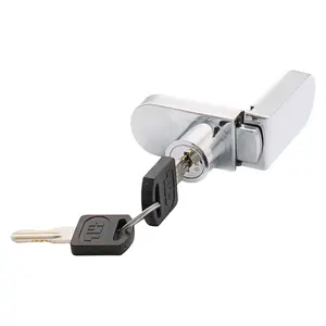 CRL 255CHKA Chrome Keyed Alike No-Drill Showcase Lock