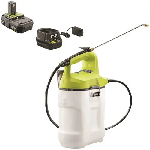 ONE+ 18-Volt Lithium-Ion Cordless 2 Gal. Chemical Sprayer with 2.0 Ah Battery and Charger Included