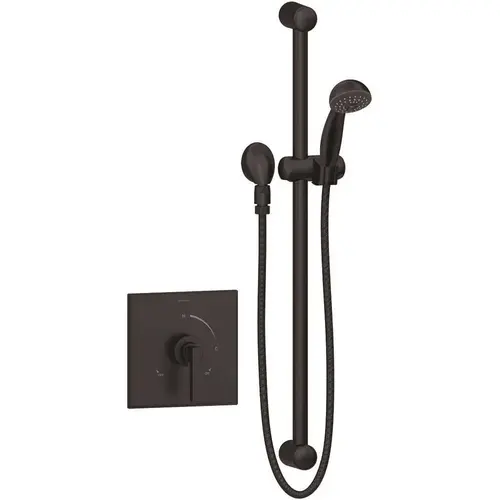 Duro 1-Handle Wall-Mounted Shower Trim Kit in Matte Black (Valve not Included) Duro 1-Handle Wall-Mounted Shower Trim Kit in Matte Black (Valve not Included)