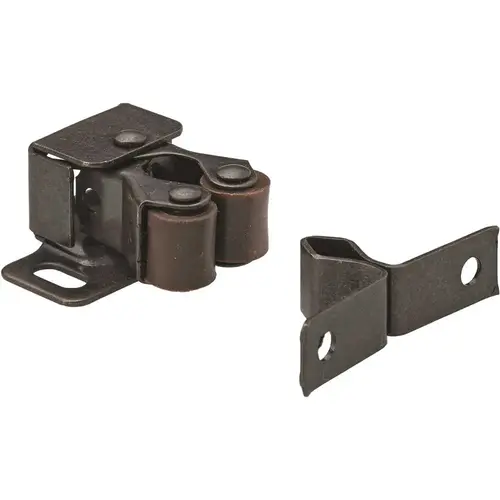 Bronzed Antique Double Roller Door Catch - pack of 300 Bronzed Antique Double Roller Door Catch - pack of 300