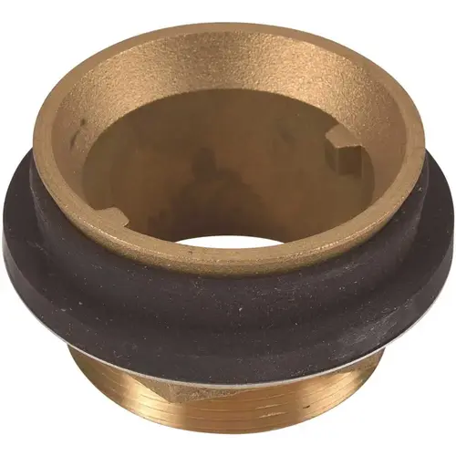 2 in. x 2 in. Closet Spud Brass