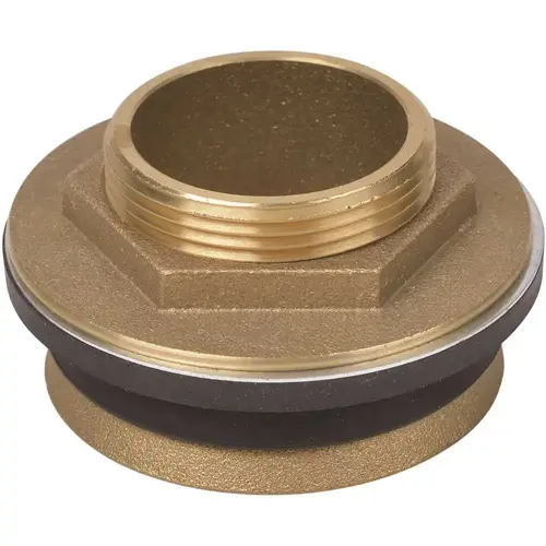 2 in. x 1-1/2 in. Closet Spud Brass