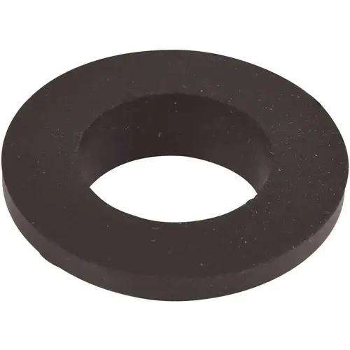 1 in. x 3/4 in. Rubber Spud Washer Black