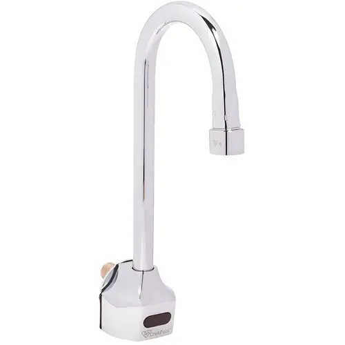 T&S BRASS Sensor Faucet Single Hole Wall Mount Faucet in Polished Chrome Plated Brass T&S BRASS Sensor Faucet Single Hole Wall Mount Faucet in Polished Chrome Plated Brass