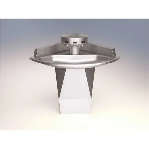 SENTRY Stainless Steel 54 in. Single Compartment Corner Basin Handwashing Sink SENTRY Stainless Steel 54 in. Single Compartment Corner Basin Handwashing Sink