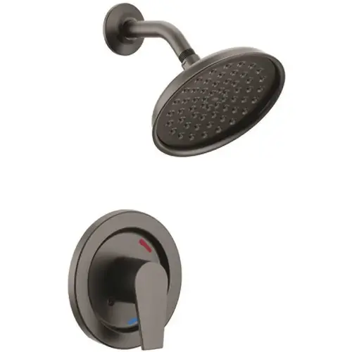 Cleveland Faucet Group Slate Single-Handle 1-Spray 1.75 GPM Shower Faucet in Matte Black Cleveland Faucet Group Slate Single-Handle 1-Spray 1.75 GPM Shower Faucet in Matte Black