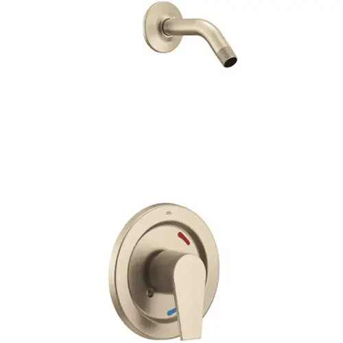 Cleveland Faucet Group Slate Single-Handle 1-Spray 1.75 GPM Shower Faucet in Brushed Nickel (Showerhead Not Included) Cleveland Faucet Group Slate Single-Handle 1-Spray 1.75 GPM Shower Faucet in Brushed Nickel (Showerhead Not Included)
