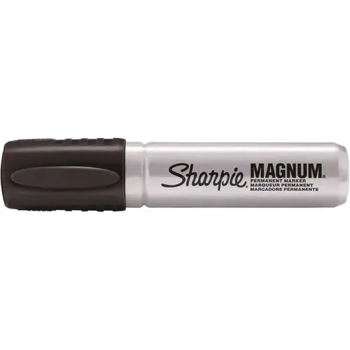 Sharpie Magnum Oversized Chisel Tip Permanent Marker in Black - pack of 12 Sharpie Magnum Oversized Chisel Tip Permanent Marker in Black - pack of 12