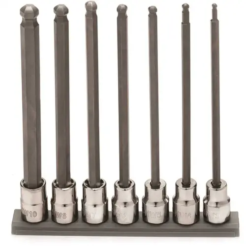 Husky Long Ball End Bit Socket Set Metric Husky Long Ball End Bit Socket Set Metric