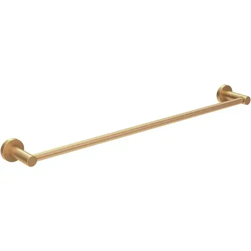 Dia 24 in. Wall-Mounted Towel Bar in Brushed Bronze