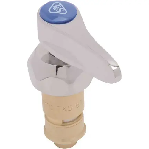 T&S BRASS Cerama LTC (Cold) with Check Valve Lever Handle and Bonnet (New Style)