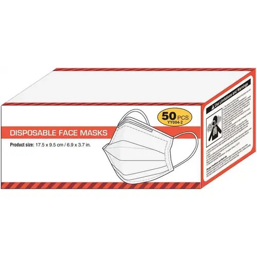 GS Non-Surgical/Non-Medical Disposable Mask blue and white - pack of 50 GS Non-Surgical/Non-Medical Disposable Mask blue and white - pack of 50