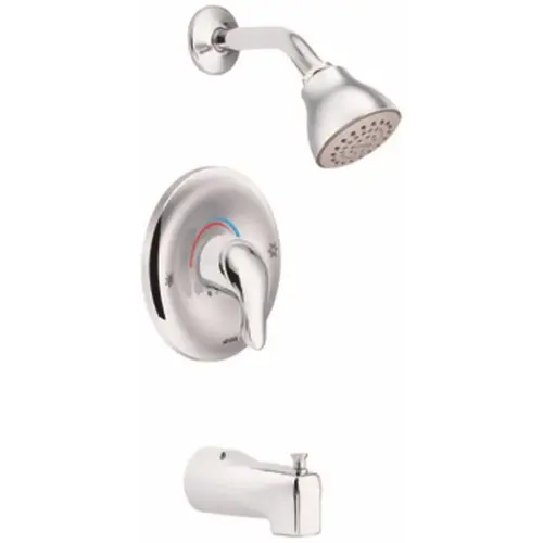 Chateau Single-Handle 1-Spray Tub and Shower Faucet in Chrome