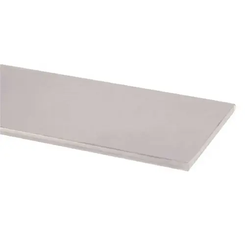 96" T Overlapping Astragal with Pile Galvanized Steel Finish 96" T Overlapping Astragal with Pile Galvanized Steel Finish