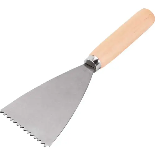 Roberts 3/16 in. x 5/32 in. V-Notch Cove Base Adhesive Spreader Steel