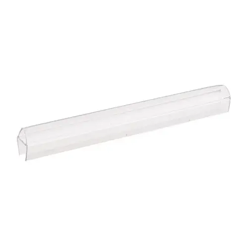 Soft Fin 'H' Wipe for 3/8" Glass- Softer Durometer - 95" Stock Length Clear