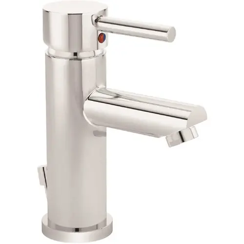 Dia Single Hole Single-Handle Bathroom Faucet with Drain Assembly in Polished Chrome Dia Single Hole Single-Handle Bathroom Faucet with Drain Assembly in Polished Chrome