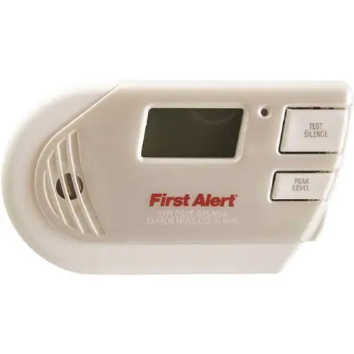 1039760 Explosive Gas/Carbon Monoxide Alarm, Digital Display, 85 dB, Alarm: Audio