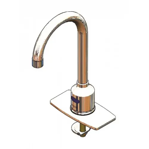 Sensor Touchless Faucet Single Hole Deck Mount Faucet in Polished Chrome Plated Brass Sensor Touchless Faucet Single Hole Deck Mount Faucet in Polished Chrome Plated Brass
