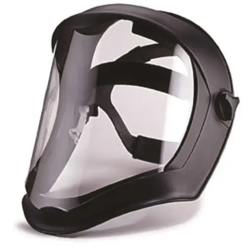 Bionic Face Shield with Suspension, Clear Lens Black