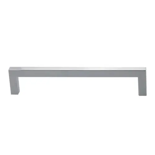 6-3/8" Modern Square Cabinet Pull with 6-3/10" Center to Center Polished Chrome Finish 6-3/8" Modern Square Cabinet Pull with 6-3/10" Center to Center Polished Chrome Finish