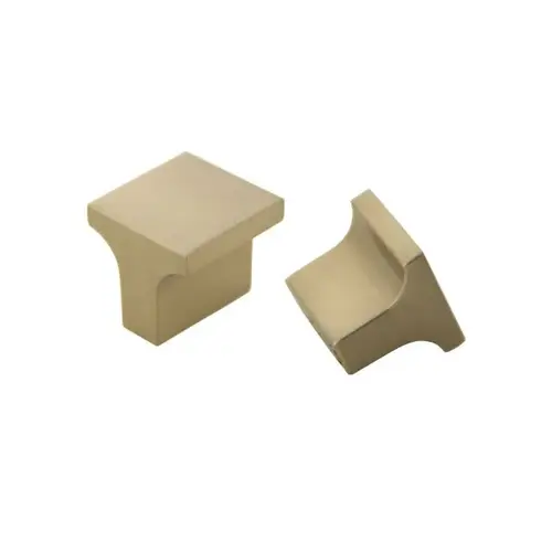 1" Square Miami Cabinet Knob Rose Gold Finish