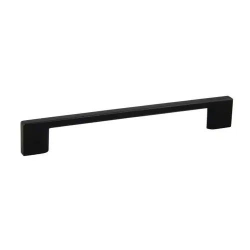 7-1/2" Miami Cabinet Pull with 6-3/10" Center to Center Matt Black Finish 7-1/2" Miami Cabinet Pull with 6-3/10" Center to Center Matt Black Finish