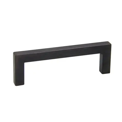 4-1/4" Modern Square Cabinet Pull with 3-3/4" Center to Center Oil Rubbed Bronze Finish 4-1/4" Modern Square Cabinet Pull with 3-3/4" Center to Center Oil Rubbed Bronze Finish