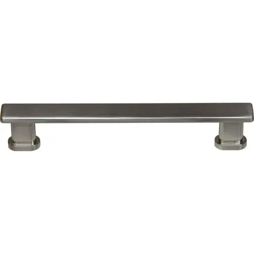 6' Manhattan Cabinet Pull with 5" Center to Center Satin Nickel Finish 6' Manhattan Cabinet Pull with 5" Center to Center Satin Nickel Finish