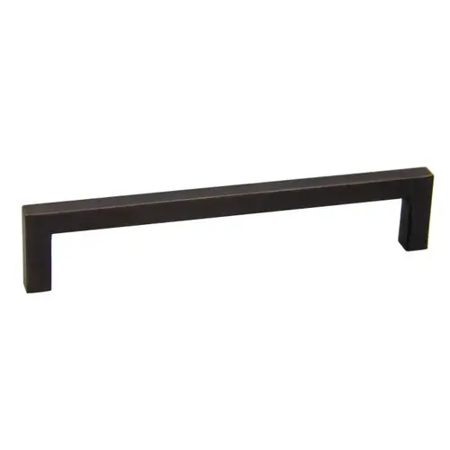 6-3/8" Modern Square Cabinet Pull with 6-3/10" Center to Center Oil Rubbed Bronze Finish 6-3/8" Modern Square Cabinet Pull with 6-3/10" Center to Center Oil Rubbed Bronze Finish