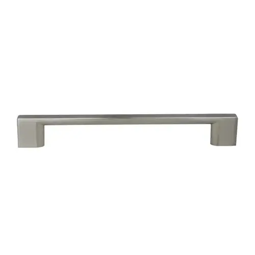 7-1/2" Miami Cabinet Pull with 6-3/10" Center to Center Satin Nickel Finish 7-1/2" Miami Cabinet Pull with 6-3/10" Center to Center Satin Nickel Finish