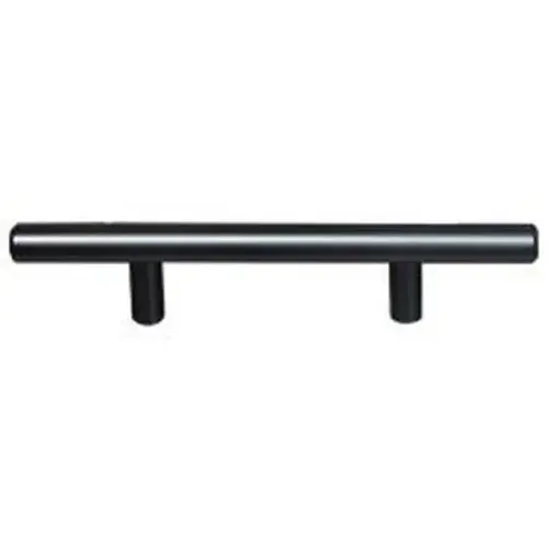 8" Bar Cabinet Pull with 5" Center to Center Dark Pewter Finish 8" Bar Cabinet Pull with 5" Center to Center Dark Pewter Finish