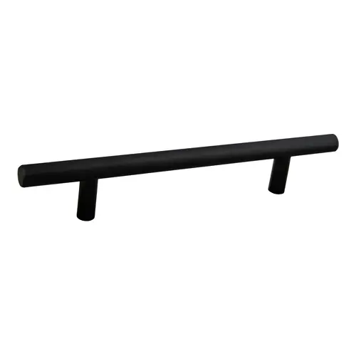 Pride Industrial P108BK 8" Bar Cabinet Pull with 5" Center to Center Matt Black Finish 8" Bar Cabinet Pull with 5" Center to Center Matt Black Finish