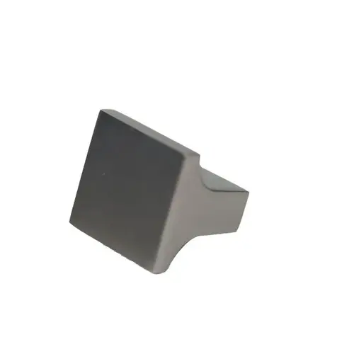 1" Square Miami Cabinet Knob Dark Pewter Finish 1" Square Miami Cabinet Knob Dark Pewter Finish