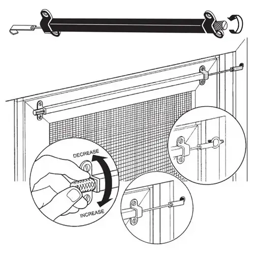 Screen Door Closer includes Screws And Hook Screen Door Closer includes Screws And Hook