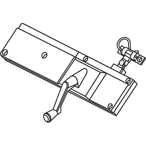 Manual Skylight Operator aluminum Angle Drive handle Not Included