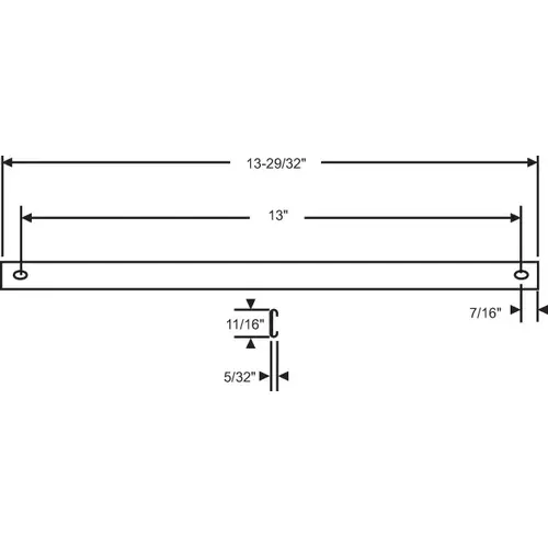 Awning Track For Window 13in Hole Centers cwt 10 Awning Track For Window 13in Hole Centers cwt 10