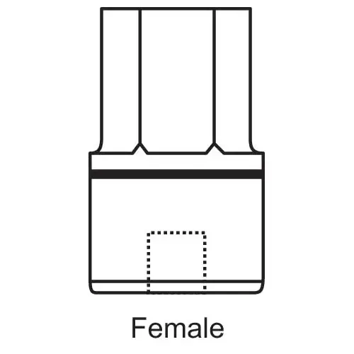 Female Crank Handle Adapter fits Many Manufacturers used With Clerestory Wands Female Crank Handle Adapter fits Many Manufacturers used With Clerestory Wands