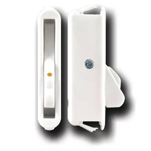 Double Hung Vent Lock White single Action mini Angel Recessed