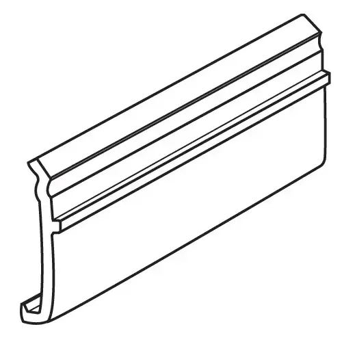 Vinyl Glazing Bead Black 2300 Series 6ft Lengths - pack of 20 Vinyl Glazing Bead Black 2300 Series 6ft Lengths - pack of 20