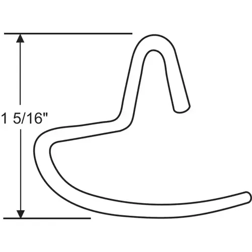 Hair Pin Clip Tension Spring for Aluminum Frame wsc 62 - pack of 25 Hair Pin Clip Tension Spring for Aluminum Frame wsc 62 - pack of 25